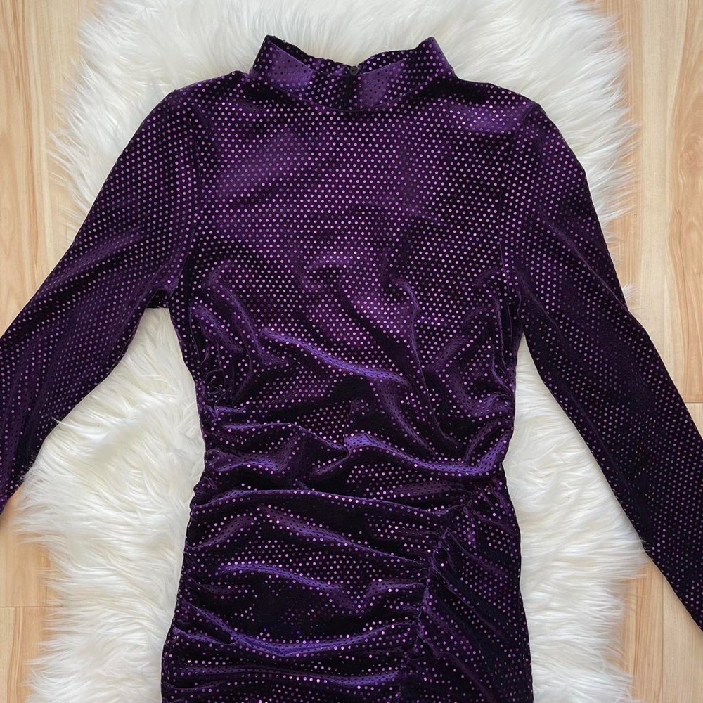 Zara Purple Sequin Dress
